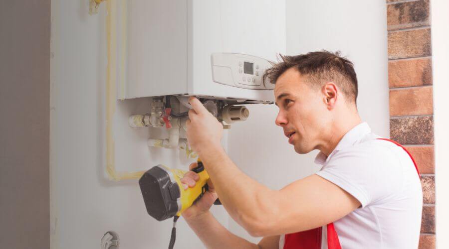 Local tankless water heater installation in Mason, OH